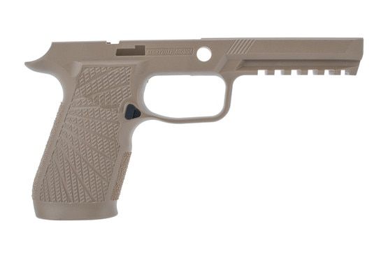 wilson combat full size grip module sig p320 tan no safety features a textured finish
